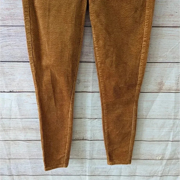 Paige Hoxton Ankle Skinny Corduroy Pants Marigold Anthropologie Exclusive - Picture 5 of 13